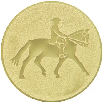 Emblém kůň zlato 50 mm