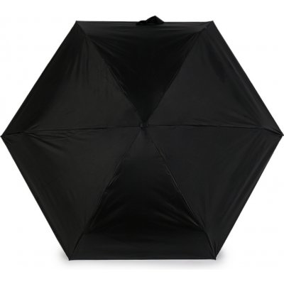 Skládací mini deštník s pevným pouzdrem 12 černá – Zboží Dáma
