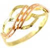 Prsteny Zodiax Zlatý dámský prsten červené zlato 1679