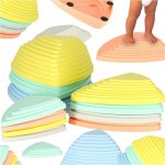 KIK KX3170 Říční kameny - nášlapná dráha 11 ks pastelové – Zboží Živě