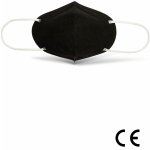 Nano Medical Nanovlákenný respirátor FFP2 nano Med. Clean černý 5 ks – HobbyKompas.cz