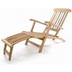 dřevěné DIVERO Florentine s podnožkou - týkové dřevo – Sleviste.cz