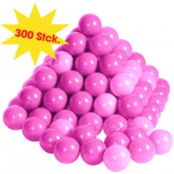 Přidat odbornou recenzi KNORRTOYS Plastové míčky balonky kuličky do bazénu  a stanu růžové 100 300 ks - Heureka.cz