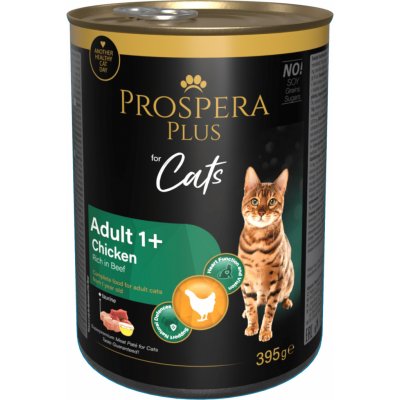 Prospera Plus Adult 1+ Kuřecí paté, bohaté na hovězí 395 g – Zboží Mobilmania