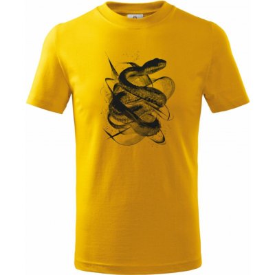 Kvantová kobra, černý potisk dětské tričko Basic – Zboží Mobilmania