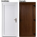 Soft Vchodové WDS Plné Zlatý dub-Bílá pravé 100 x 210 cm – Hledejceny.cz