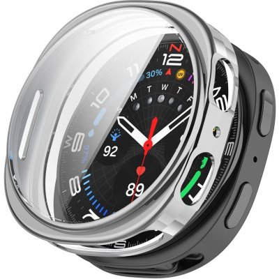 VSECHNONAMOBIL 115999 TPU FULL COVER Kryt pro Samsung Galaxy Watch8 44mm stříbrný – Zboží Živě