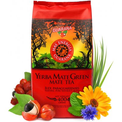 Mate Green Yerba Mas Energia Guarana 400 g – Zbozi.Blesk.cz