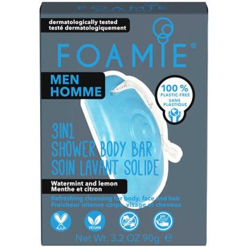 Foamie Men What A Man 3-In-1 Shower Body Bar 90 g