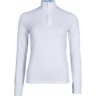 HKM Triko závodní Hunter funkční s dlouhým rukávem dámské bílé – Sleviste.cz