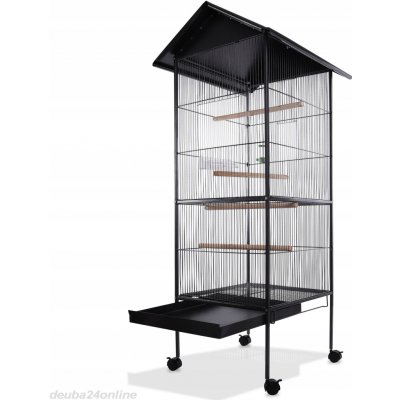 TecTake 402288 voliéra 168 cm antracit – Hledejceny.cz