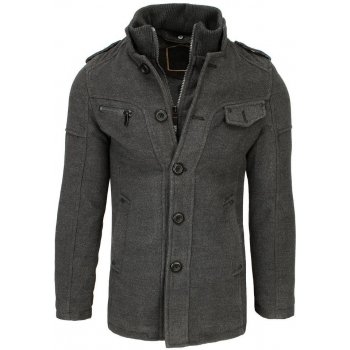 Manstyle pánský kabát zimní cx0418 šedý