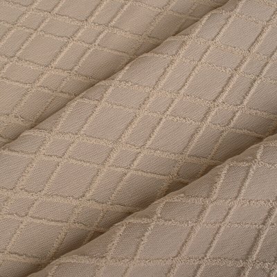 Takoy Teplákovina 3D vzor čtverce přírodní – Zboží Dáma