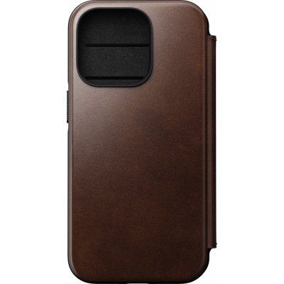 Pouzdro Nomad Leather MagSafe Folio iPhone 14 Pro hnědé – Zbozi.Blesk.cz