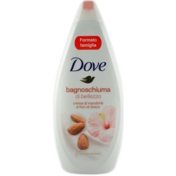 Dove Purely Pampering Almond pěna do koupele mandle a ibišek 700 ml