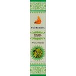 Ayurvedic vonné tyčinky Basil 15 g – Zboží Mobilmania