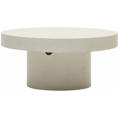 Kave Home Aiguablava 90 cm Bílý cementový zahradní – Hledejceny.cz
