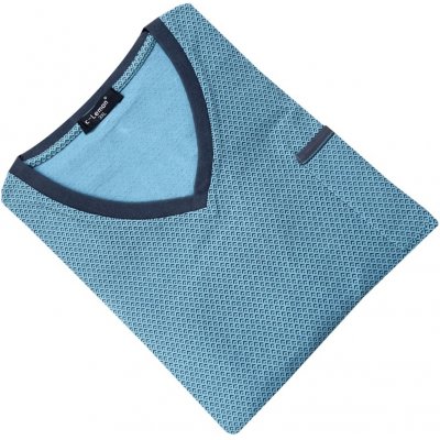 C-lemon 9328V pánská noční košile sv.modrá – Zboží Mobilmania