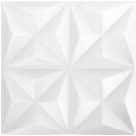 Vidaxl 3D nástěnné panely 24 ks 50 x 50 cm origami bílé 6 m² – Zboží Dáma