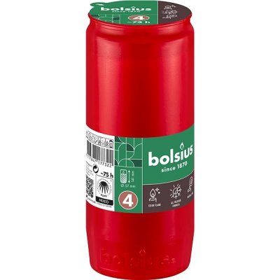 Náplň do hřbitovní lampy 220g d6x14cm olejová náplň červená – Zboží Dáma