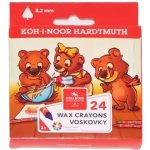 Koh-i-noor Voskovky Trio Wax 8274/24ks 8,2mm trojhranné – Zboží Dáma Koh-i-noor Voskovky Trio Wax 8274/24ks 8,2mm trojhranné – Zboží Dáma