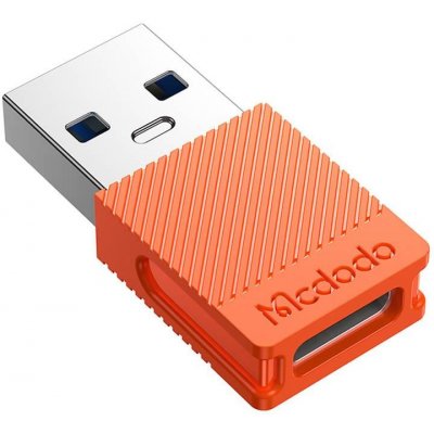 Adaptér USB-C na USB 3.0, Mcdodo OT-6550 (oranžový) – Zboží Mobilmania
