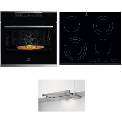 Set Electrolux KOBCS31X + EHF6343FOK + LFP326S – Hledejceny.cz