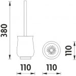 Nimco LADA WC kartáč, staroměď (1094LA-80) – Zboží Dáma