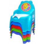 DOHÁNY 5065 světlemodrá židle s nočníkem – Zboží Dáma