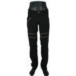Punk kalhoty SE ZIPY pánské ČERNÉ – Hledejceny.cz