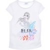 Dětské tričko SUN CITY dětské tričko Frozen Ledové království Elsa třpytivé bavlna bílé