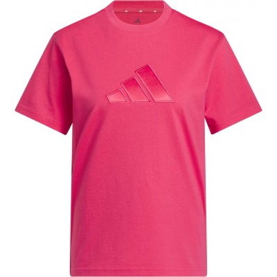 Dámské triko adidas SATIN REG TEE W Růžová – Zboží Dáma