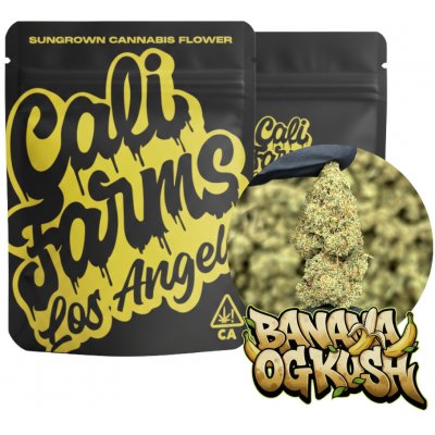 califarms Greenhouse Banana OG Kush CBD 7,66% THC 0,08% 3,5 g – Hledejceny.cz