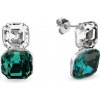 Náušnice Spark se Swarovski Elements Imperial Duo Earrings KT44802CEM Emerald zelené