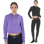 Equestro Mikina Cut Out Hoodie dámská ballerina – Sleviste.cz