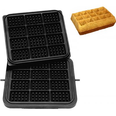 G.Gastro Formy pro stroj na tartaletky TMPIC - Tvar tartaletek: Waffel - 98x65 mm - Výška: 28 mm - pro 12 tartaletek - D9783819 – Hledejceny.cz