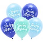 PARTYDECO Sada 5 balónků Happy Bithday modrá 553709 – Zbozi.Blesk.cz