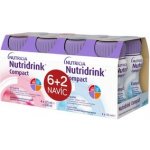 NUTRIDRINK COMPACT S PŘÍCHUTÍ NEUTRÁLNÍ 4X125ML + JAHODOVOU POR SOL 4X125ML – Hledejceny.cz