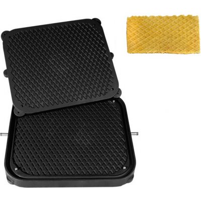 G.Gastro Formy pro stroj na tartaletky TMPIC - Tvar tartaletek: Waffel - 480x440 mm - Výška: 5,5 mm - pro 1 tartaletku - D9783803 – Hledejceny.cz