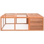 vidaXL Zahradní klec pro zvířata masivní jedle 150 x 100 x 50 cm – Zbozi.Blesk.cz