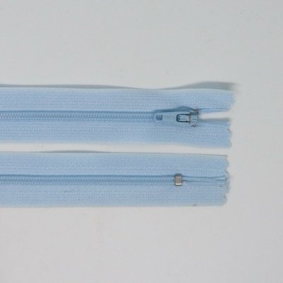 Spirálový zip, šíře 3 mm, délka 40 cm, světle modrá – Hledejceny.cz