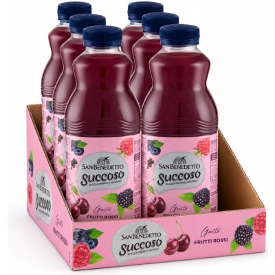 San Benedetto ovocný nápoj Succoso červené ovoce 6 x 1,5 l – Zbozi.Blesk.cz