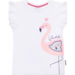 Winkiki Kids Wear dívčí tílko Flamingo bílá – Zboží Dáma