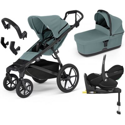 THULE Trojkombinace 6v1 Urban Glide 4-wheel + Bassinet + příslušenství 2024 + Maxi-Cosi Pebble 360 PRO + základna FamilyFix 360 PRO Mid Blue – Sleviste.cz