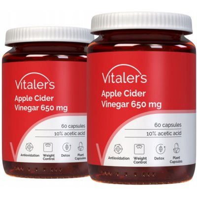 Vitaler's Jablečný ocet 650 mg 60 kapslí – Hledejceny.cz