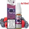 E-liquid ElfLiq Nic Salt Blueberry Sour Raspberry 4 x 10 ml 10 mg