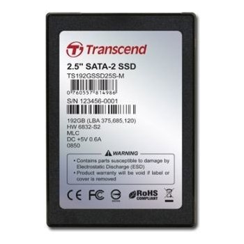 Transcend 128GB, 2,5", SATA, MLC, SSD TS128GSSD25S-M