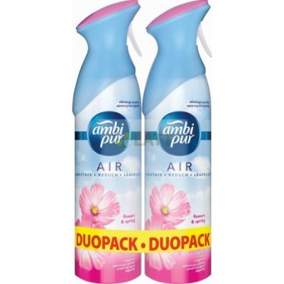 Ambi Pur Air Spray Duo Flowers&Spring 2 x 300 ml – Zbozi.Blesk.cz