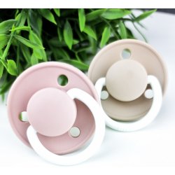 Bibs De Lux kaučuk blush noční vanilla noční 2 ks