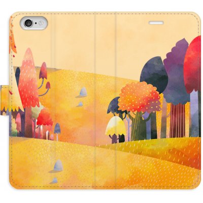 Pouzdro iSaprio Flip s kapsičkami na karty - Autumn Forest Apple iPhone 6 / 6S – Zboží Mobilmania